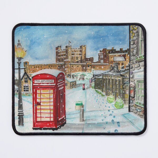 Item preview, Bamburgh Castle in the snow designed and sold by katrinajane.