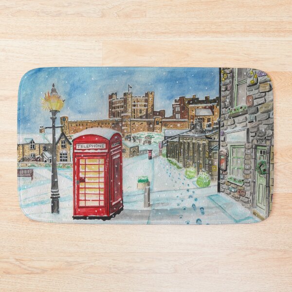 Item preview, Bamburgh Castle in the snow designed and sold by katrinajane.