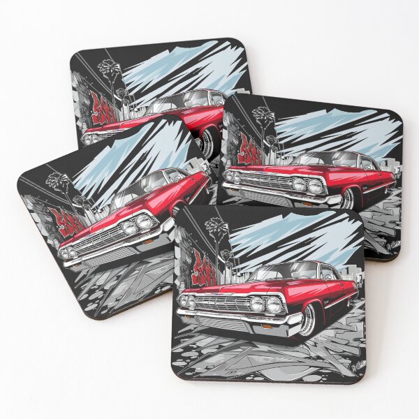 Item preview, Red 1963 Chevrolet Impala Lowrider Chevy Low Rider designed and sold by LostSolace.
