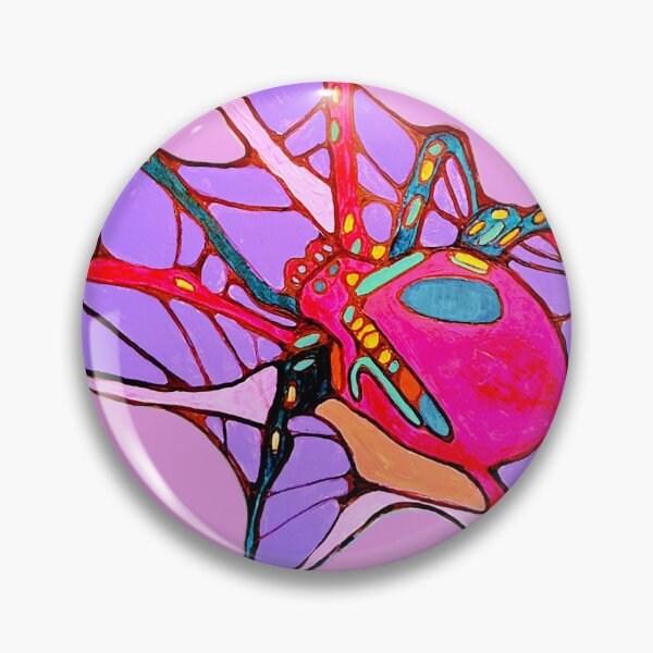 Item preview, Handcrafted Magenta Spirit Spider Design – Perfect Gift for Art Lovers designed and sold by Sherrylynart.