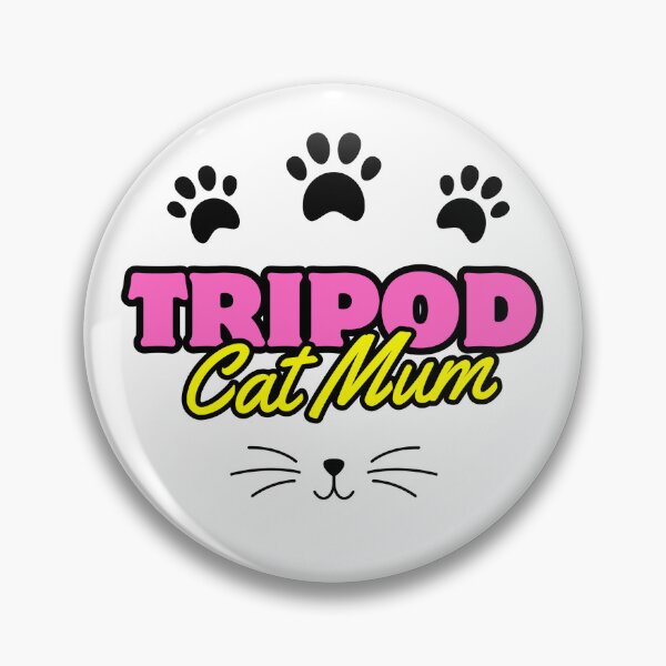 Item preview, Tripod Cat Mum Three Legged Cat Owner designed and sold by MoonMonkeyNbear.