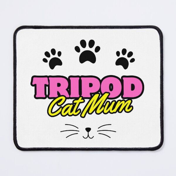 Item preview, Tripod Cat Mum Three Legged Cat Owner designed and sold by MoonMonkeyNbear.