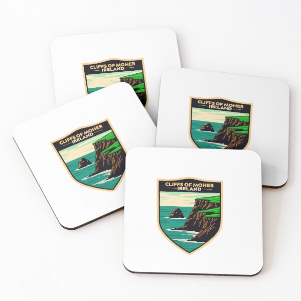 Item preview, Cliffs of Moher Travel Poster - Stunning Ireland Landscape Art designed and sold by Timegraf.