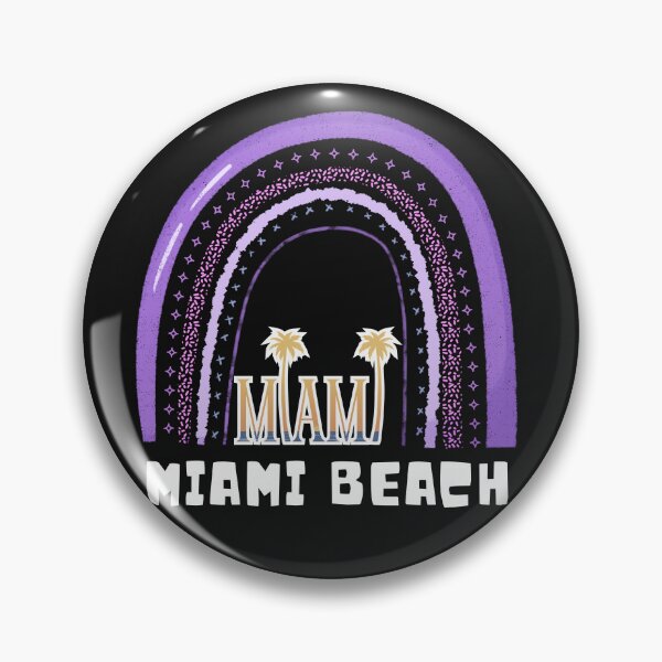 Item preview, Miami Ohio Beach OH Vintage Rainbow Retro Athletic Sports designed and sold by Miumed.