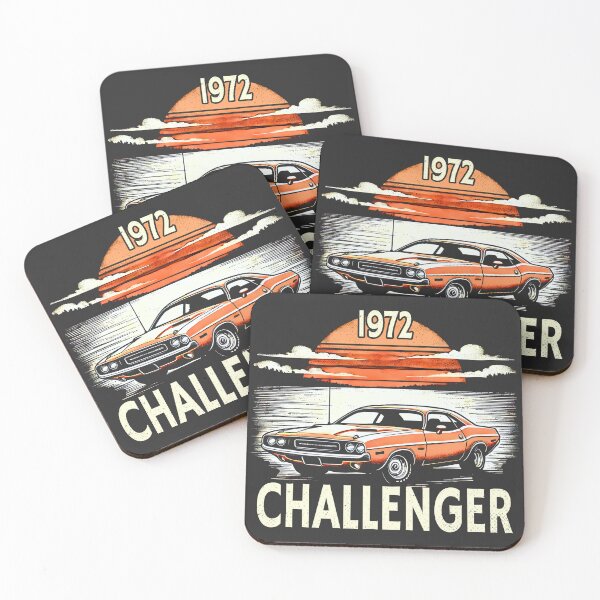 Item preview, 1972 Challenger Classic Muscle Car designed and sold by CreepyCornerArt.