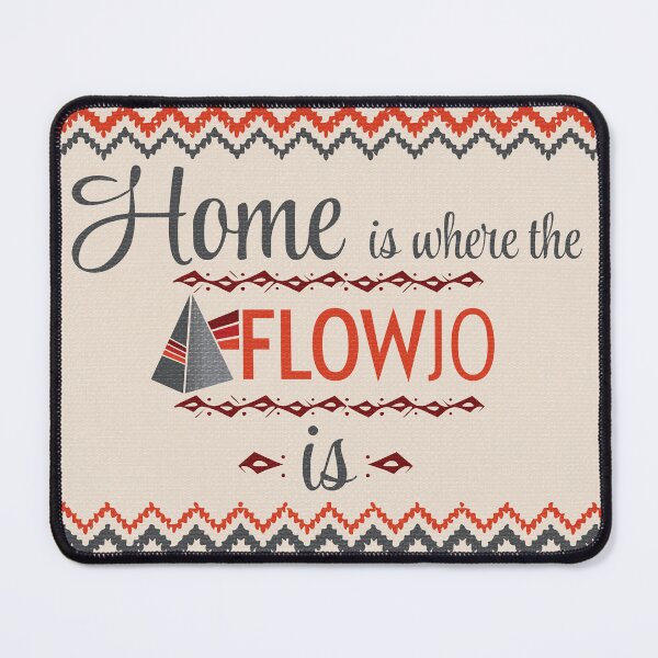 Item preview, Home is where the Flowjo is - Science Emroidery designed and sold by MicroMarket.