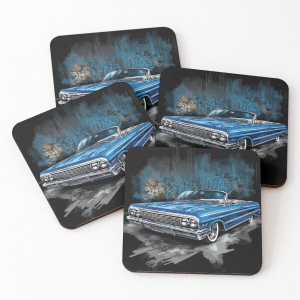 Item preview, Blue 1964 Chevrolet Impala Lowrider Chevy Low Rider designed and sold by LostSolace.