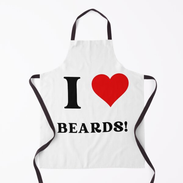Item preview, I heart beards! designed and sold by NicMacTees.