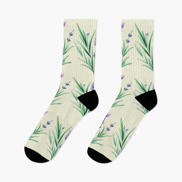 Item preview, Ramita de lavanda delicada en acuarela, única designed and sold by villacreativa.