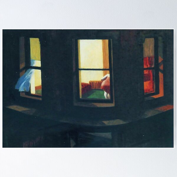Item preview, Edward Hopper - Night Windows designed and sold by irynaartbyim.