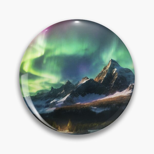 Item preview, Moutains Northen Lights designed and sold by Oliveirallan.
