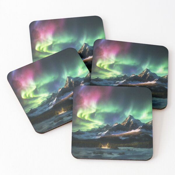 Item preview, Moutains Northen Lights designed and sold by Oliveirallan.