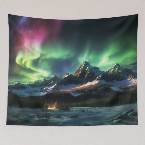 Item preview, Moutains Northen Lights designed and sold by Oliveirallan.