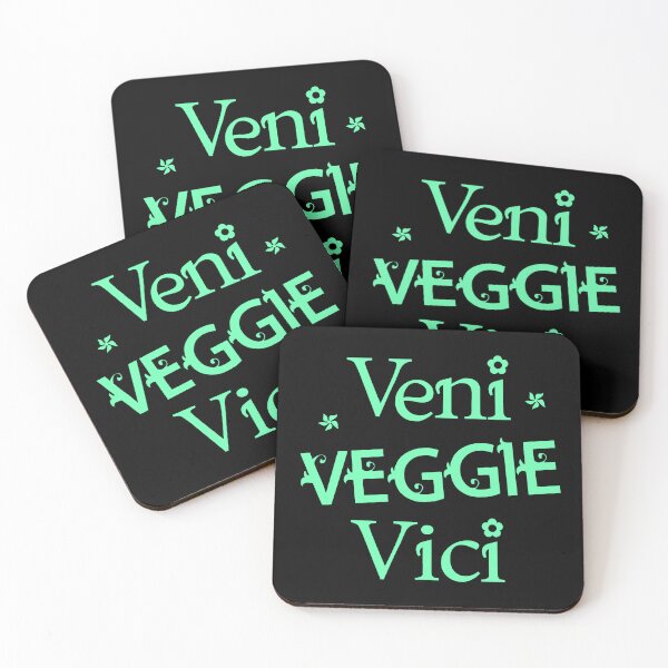 Item preview, VENI VEGGIE VICI (vegan, vegetarian) designed and sold by francoisville.
