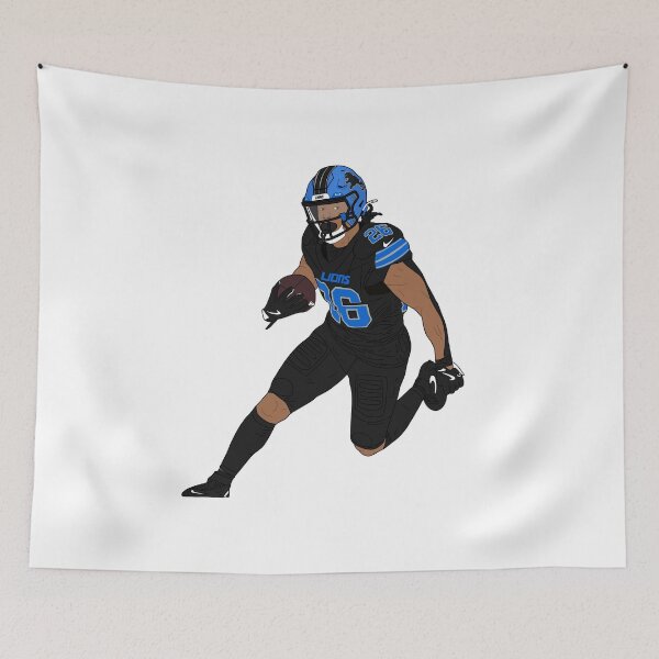 Item preview, Jahmyr Gibbs Black designed and sold by ryanclark12.