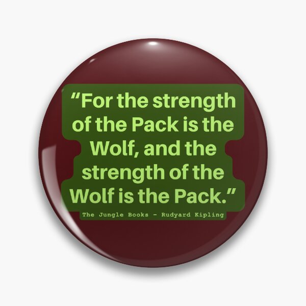 Item preview, The Jungle Book quote designed and sold by Kuotica.