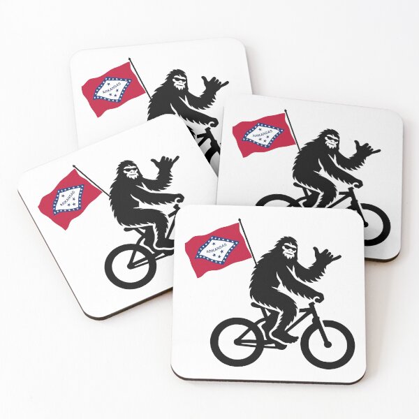 Item preview, Bigfoot Cycling Arkansas Flag designed and sold by Esskay Designs.