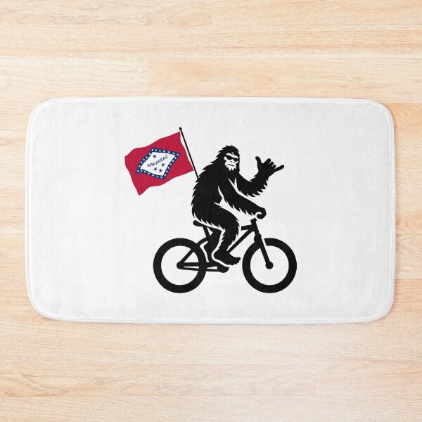 Item preview, Bigfoot Cycling Arkansas Flag designed and sold by Esskay Designs.