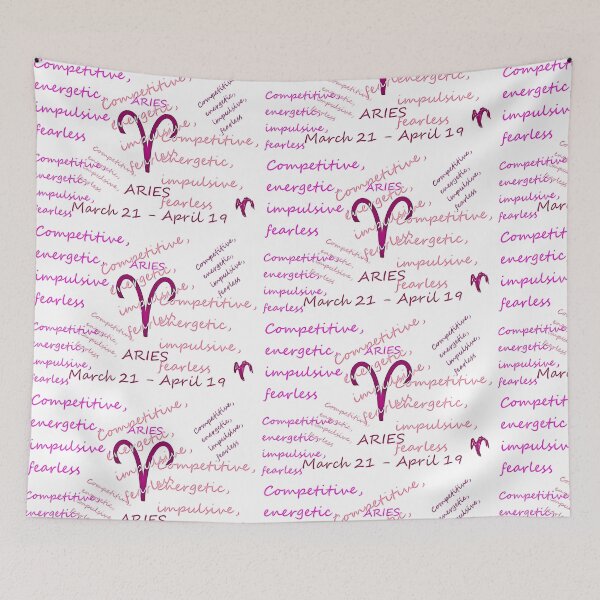 Item preview, Zodiac sign ,ARIES  designed and sold by wallartofmio.