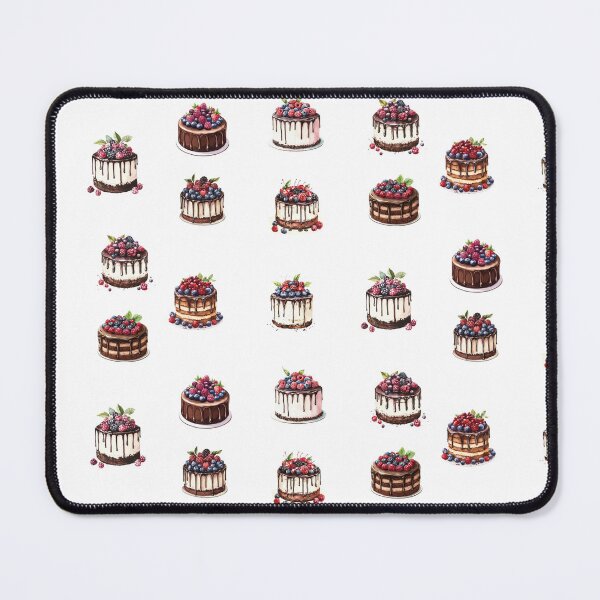 Item preview, Watercolor Fruit Cakes designed and sold by silviaol.