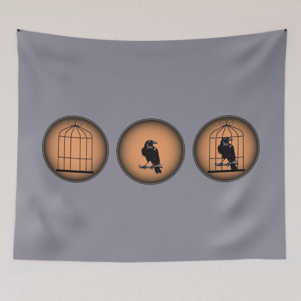 Item preview, Bird trapped in cage. designed and sold by RonnyMilleo.