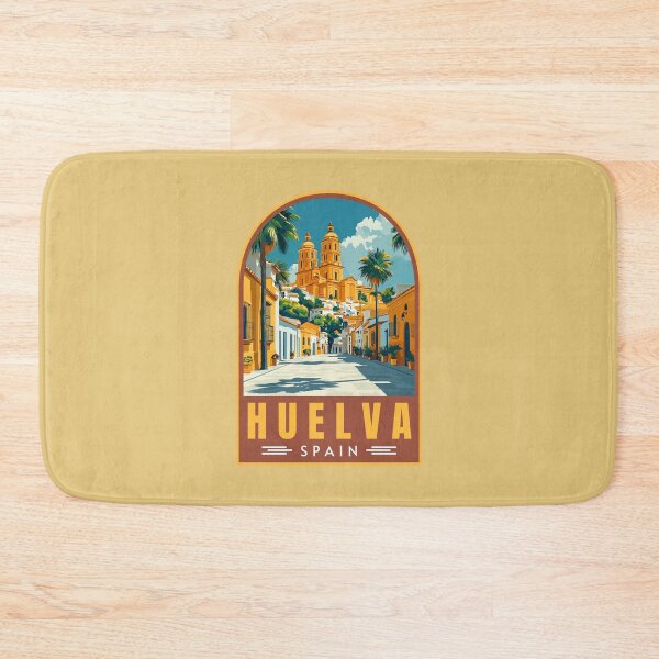 Item preview, Retro Huelva in Andalusia Spain Travel Art Emblem designed and sold by MaateoDesign.