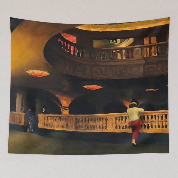 Item preview, Edward Hopper - Sheridan Theatre designed and sold by irynaartbyim.