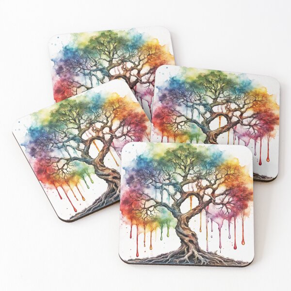 Item preview, Colorful Rainbow Tree Dreamland 8 designed and sold by Tom-Johnson.