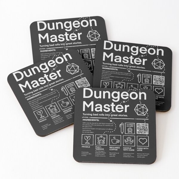 Item preview, Dungeon Master: Handle with Care | DM Survival Kit designed and sold by keyvei.