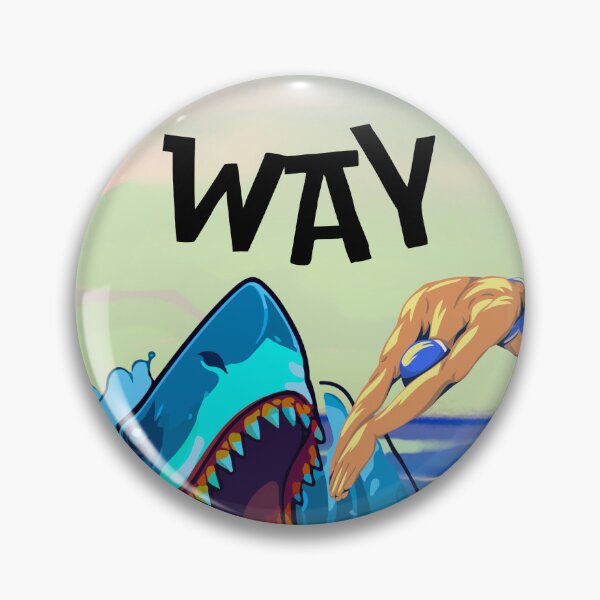 Item preview, Wrong way, shark area designed and sold by SportThreadz.