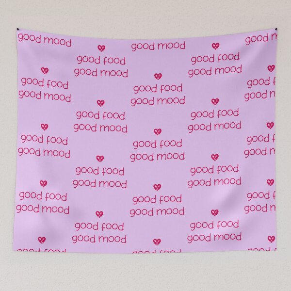 Item preview, good food good mood designed and sold by FedoraDesign.