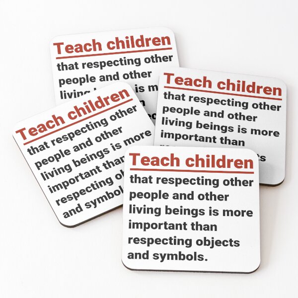 Item preview, Teach children to respect living beings not just objects and symbols  designed and sold by Rachel the Artist .