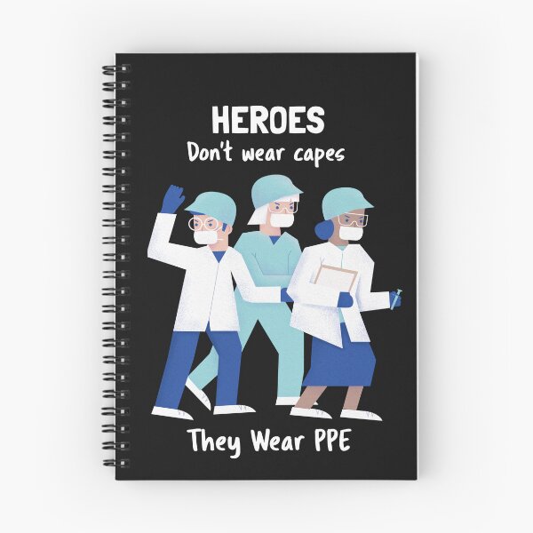 Item preview, Heroes Don’t Wear Capes, They Wear PPE designed and sold by Luminou-Lens.
