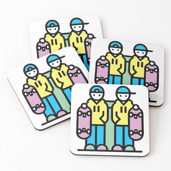 Item preview, Skaters with skateboards designed and sold by artnatago.