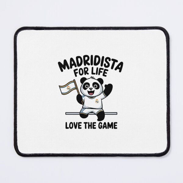 Item preview, Madridista for Life Panda - Love the Game Real Madrid Design designed and sold by Elijah Beckham.