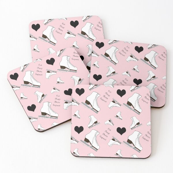 Item preview, Eat, Sleep, Skate Repeat-Pastel Pink designed and sold by Purposely Designed.