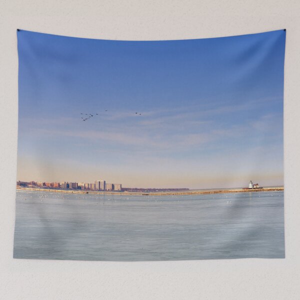 Item preview, Cleveland Winter on Lake Erie designed and sold by Kasia Design.
