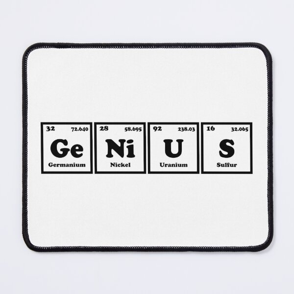 Item preview, Genius Periodic Table Element – Funny Nerd Chemical Science Humor designed and sold by ScienceCorner.