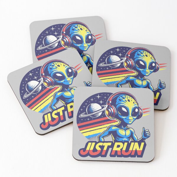 Item preview, Just Run, Free Your Mind, Inspirational Alien Shirt, Motivational Shirt, Bible Verse Shirt, Religious Shirt, Alien joke designed and sold by Joy-Points.