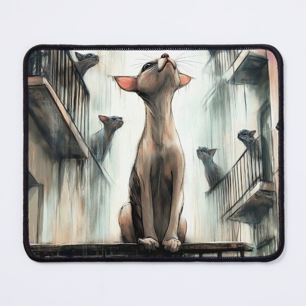 Item preview, Cats In Flats. Funny Pets Design designed and sold by Shoot-The-Moon.