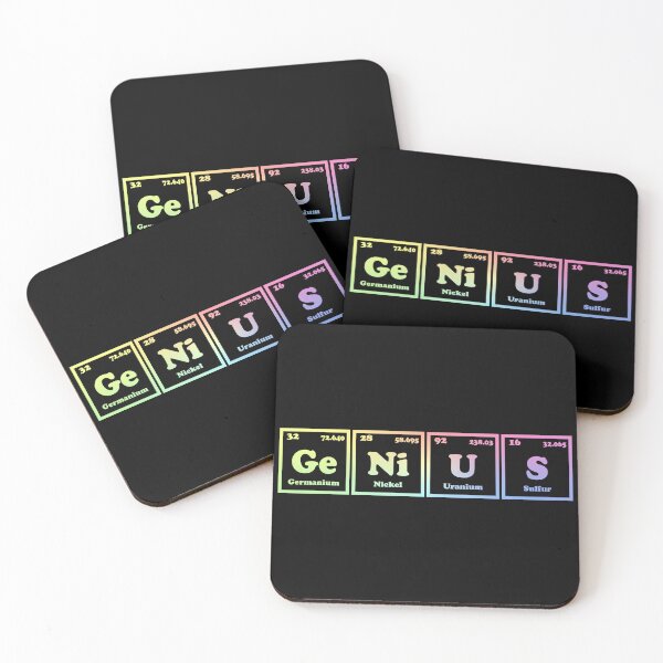 Item preview, Genius Periodic Table Element – Funny Nerd Chemical Science Humor designed and sold by ScienceCorner.