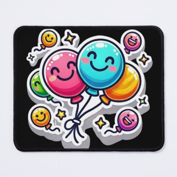 Item preview, vibrant balloony smile designed and sold by Shubatdesigns.