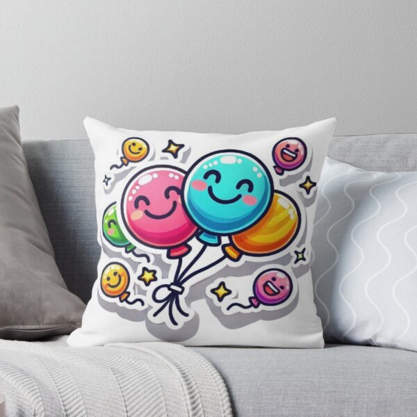 Item preview, vibrant balloony smile designed and sold by Shubatdesigns.