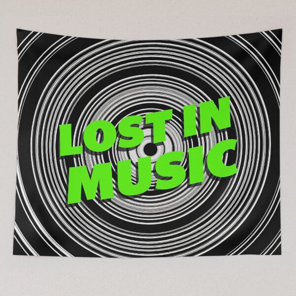 Item preview, Trippy Lost in Music Design designed and sold by Boxing Kangaroo Retail Company.