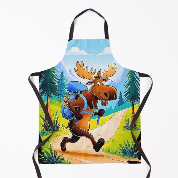 Item preview, Funny Moose Hiker designed and sold by irynaartbyim.