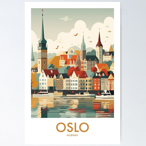 Item preview, OSLO designed and sold by MarkedArtPrints.
