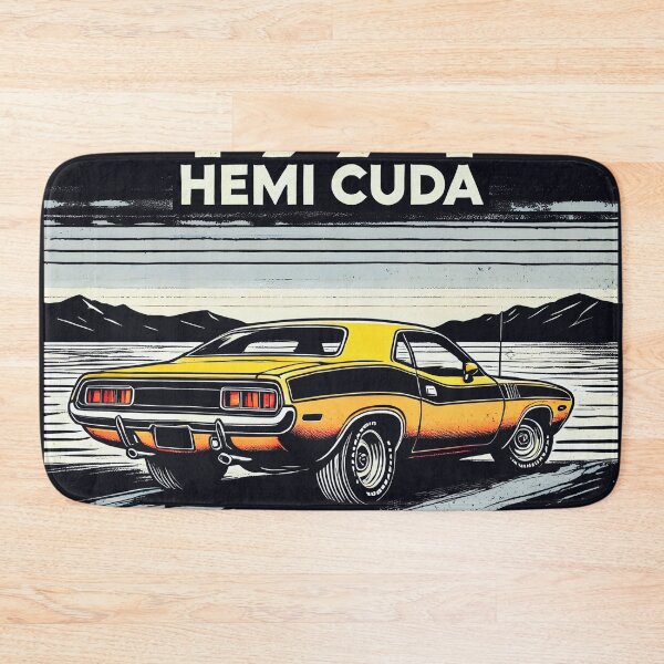 Item preview, 1971 Hemi Cuda Barracuda Muscle Car designed and sold by CreepyCornerArt.