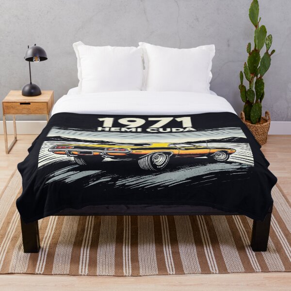 Item preview, 1971 Hemi Cuda Barracuda Muscle Car designed and sold by CreepyCornerArt.