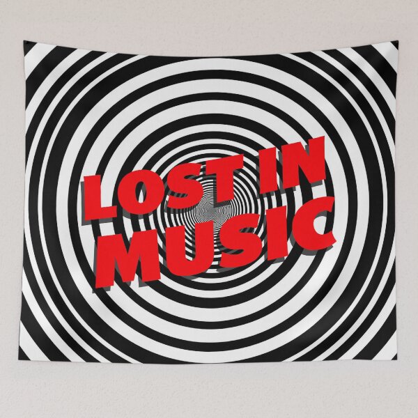 Item preview, Trippy Lost in Music Design designed and sold by Boxing Kangaroo Retail Company.