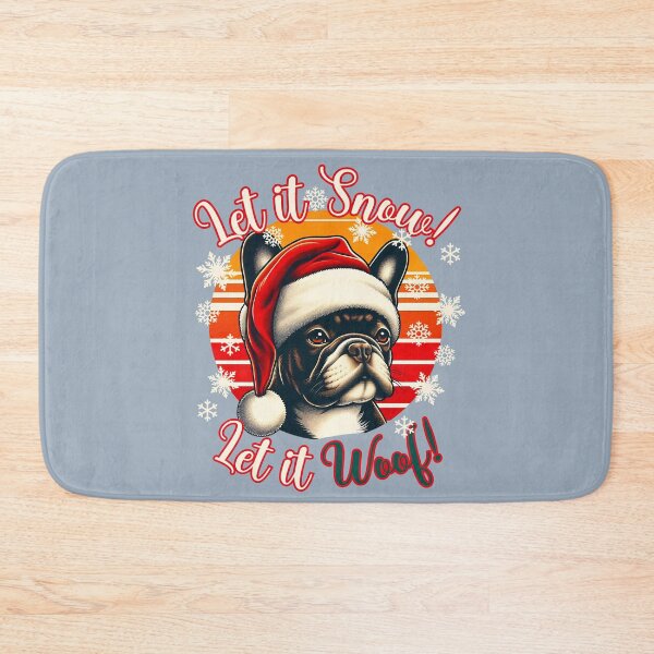Item preview, Fawn French Bulldog Christmas Design - Let It Snow! Let It Woof! designed and sold by EwaVerse.